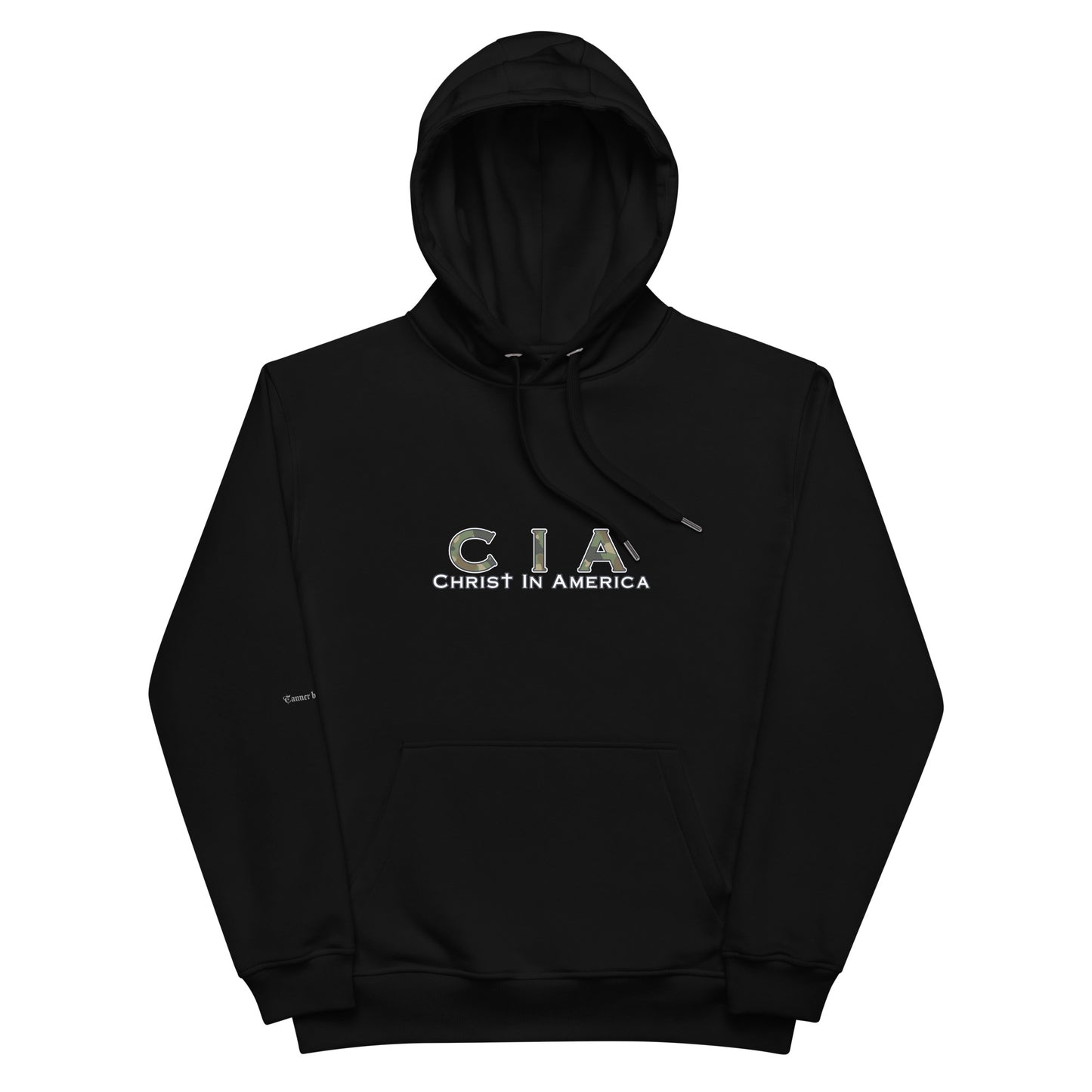 Premium BLACK CIA eco hoodie